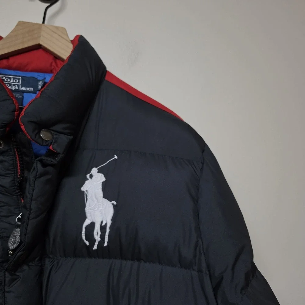 2010 Winter Polo Ralph Lauren Team USA Opening Ceremony Down Puffer Coat L Read